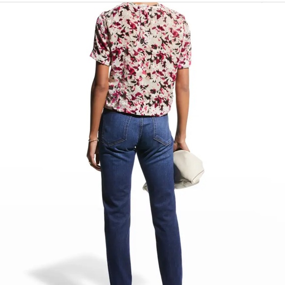 Rag & Bone Gia Cropped Burnout Tee - Picture 5 of 7